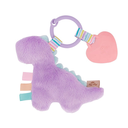 Lilac Dino Itzy Pal™ Plush + Teether