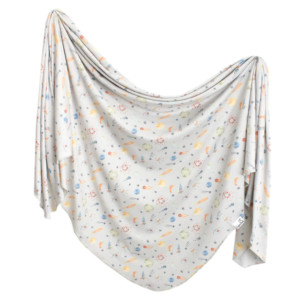 Cosmos Knit Swaddle Blanket