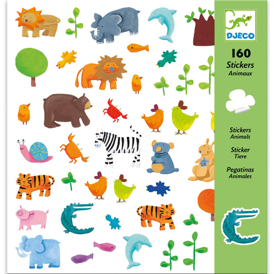 Animals Sticker Sheets Djeco Lil Tulips