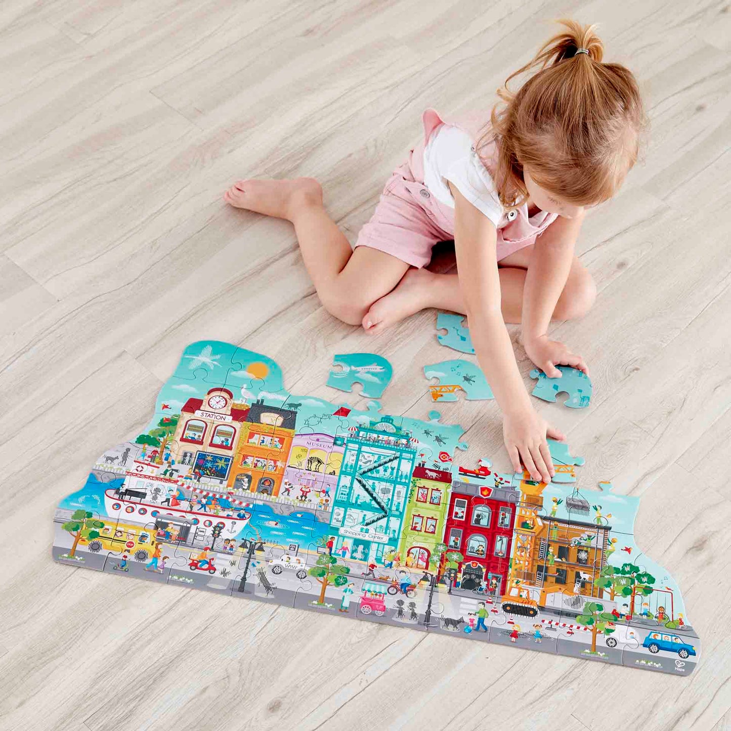 Animated City Puzzle Hape Lil Tulips