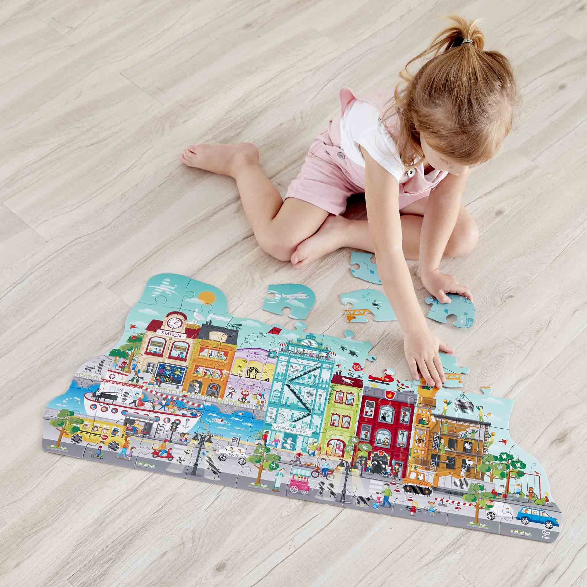 Animated City Puzzle Hape Lil Tulips