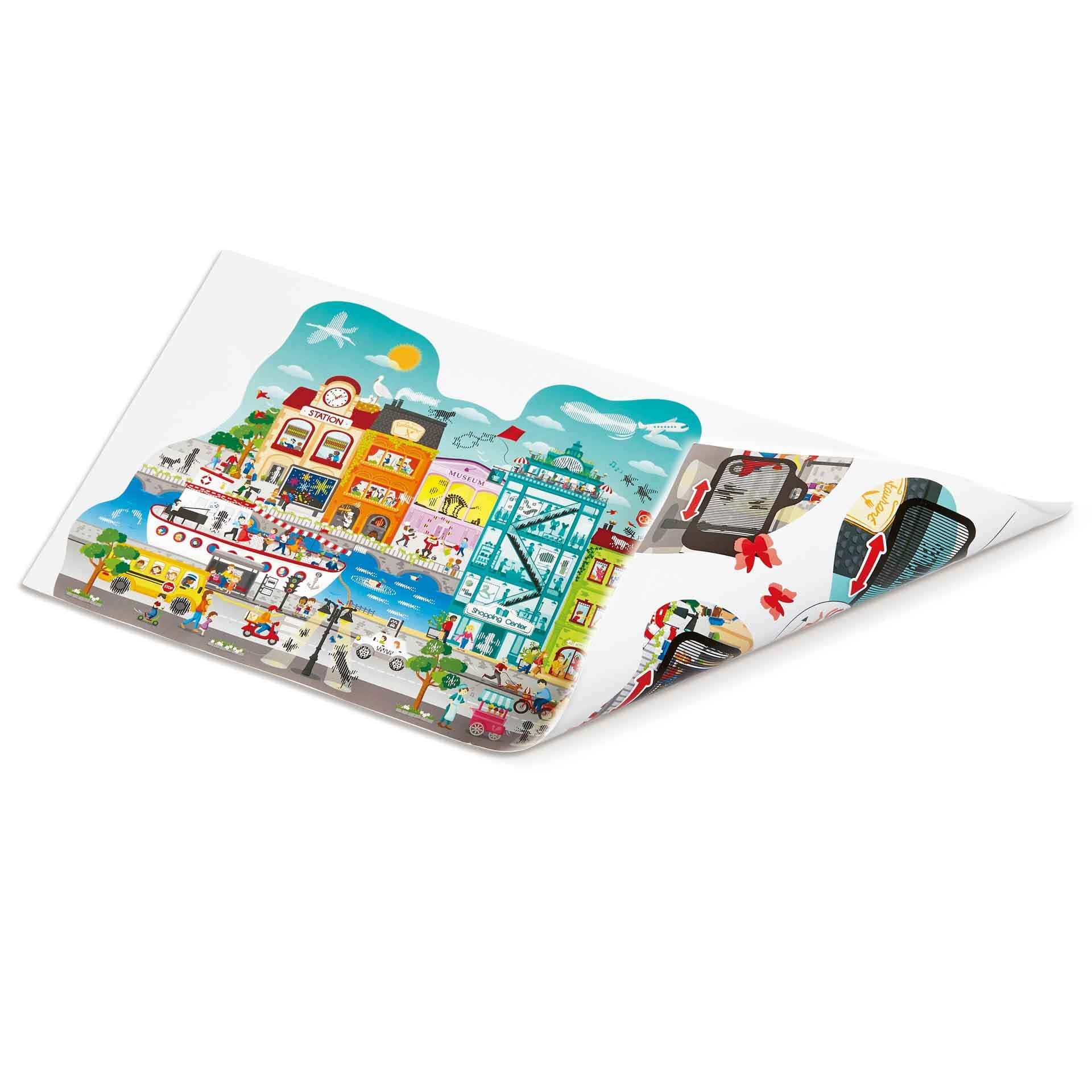 Animated City Puzzle Hape Lil Tulips