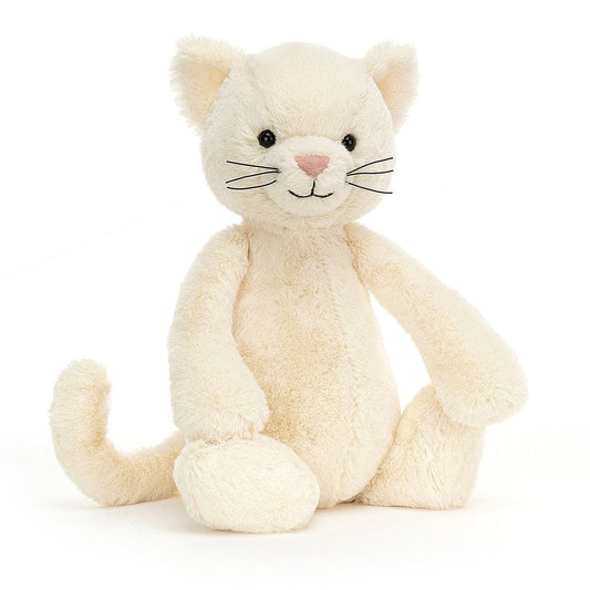 Bashful Cream Kitten Medium JellyCat Lil Tulips