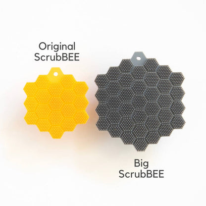 Big ScrubBEE Multipurpose Silicone Scrubber Rose Quartz Big Bee Little Bee Lil Tulips