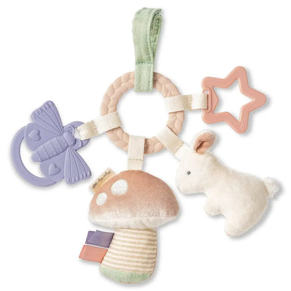 Bitzy Busy Ring™ Teething Activity Toy Bunny Itzy Ritzy Pacifiers & Teethers Lil Tulips