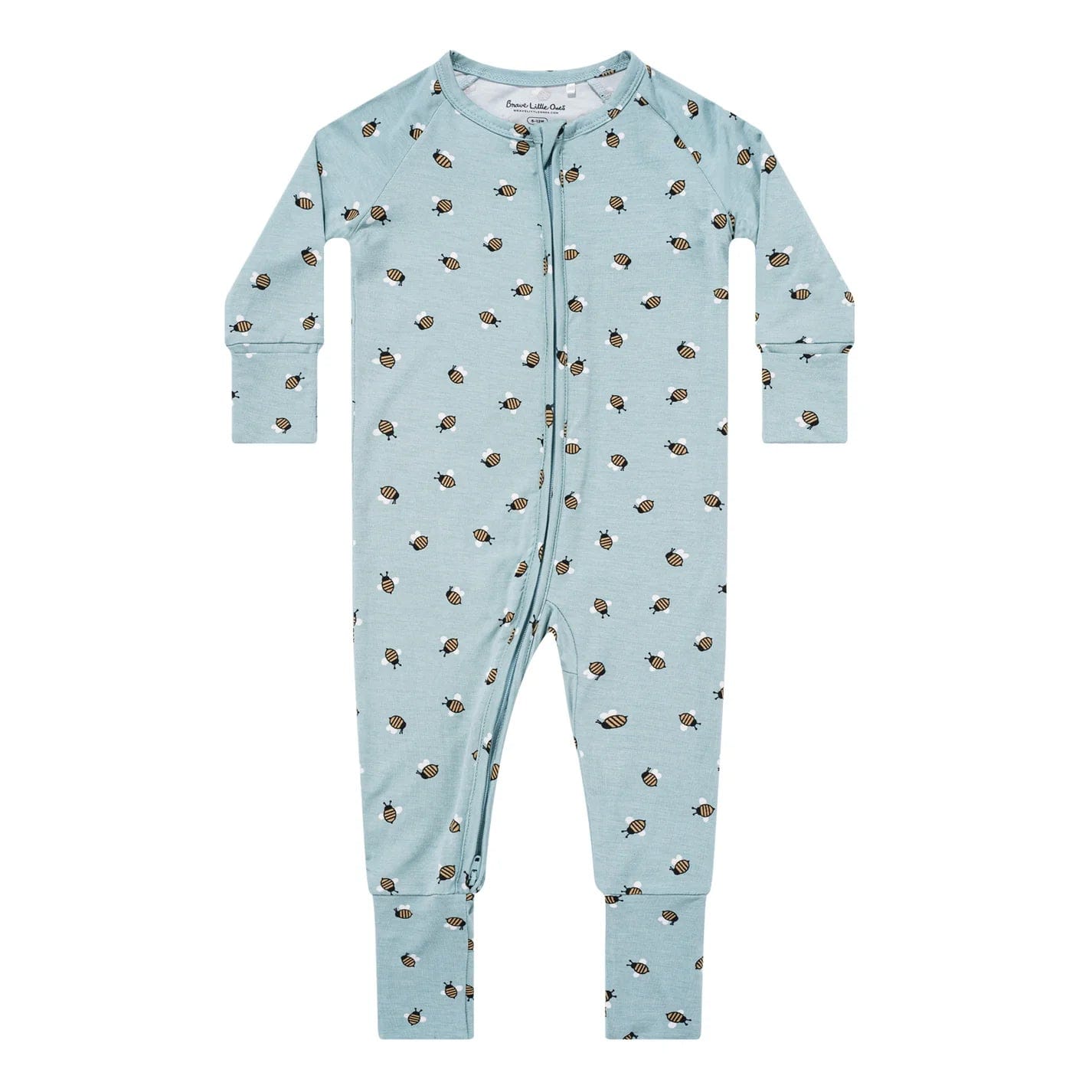 Blue Bees Zip Romper Brave Little Ones Lil Tulips