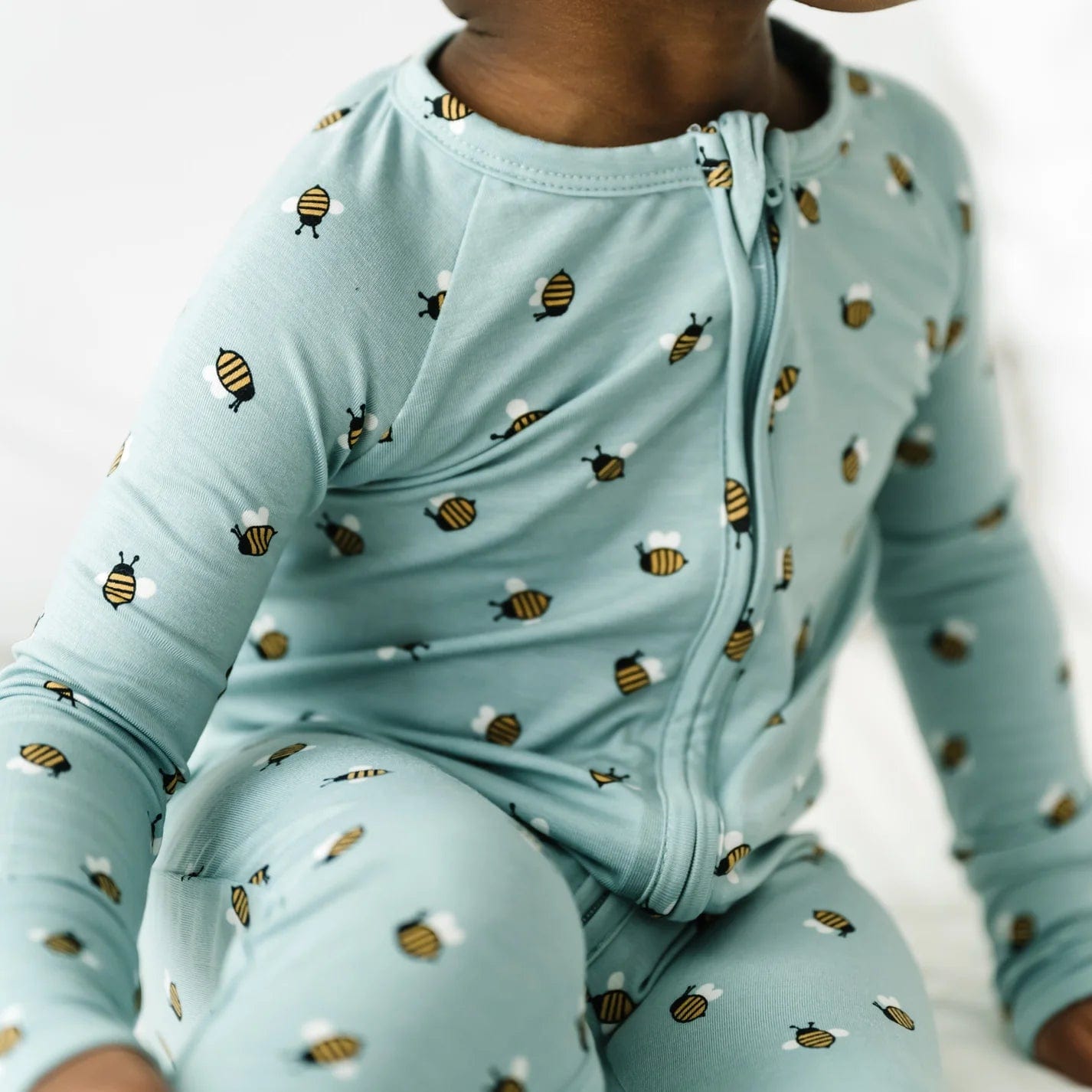 Blue Bees Zip Romper Brave Little Ones Lil Tulips