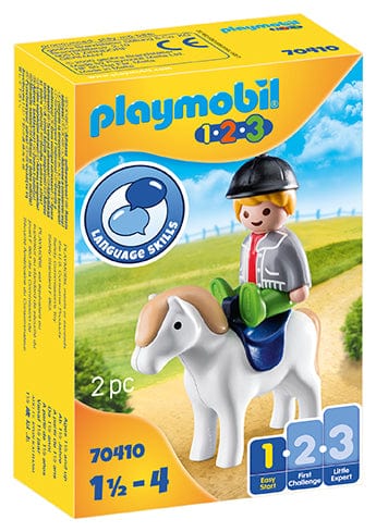 Boy with Pony Playmobil Lil Tulips