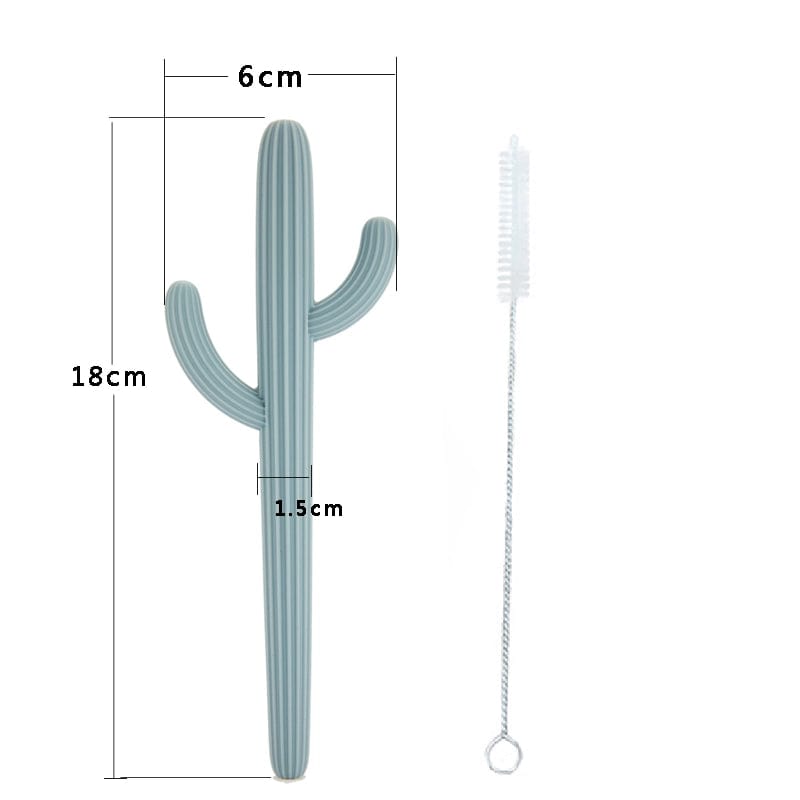 Cactus Straw Teether – avajanemade