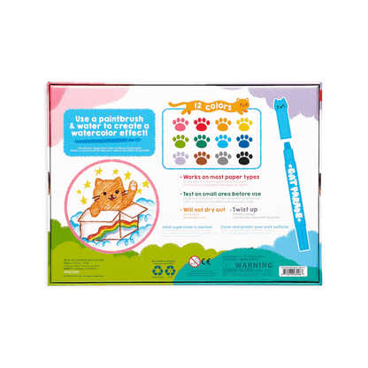 Cat Parade Gel Crayons - Set of 12 OOLY Lil Tulips