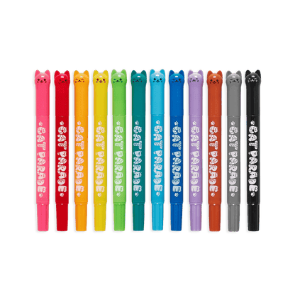 Cat Parade Gel Crayons - Set of 12 OOLY Lil Tulips