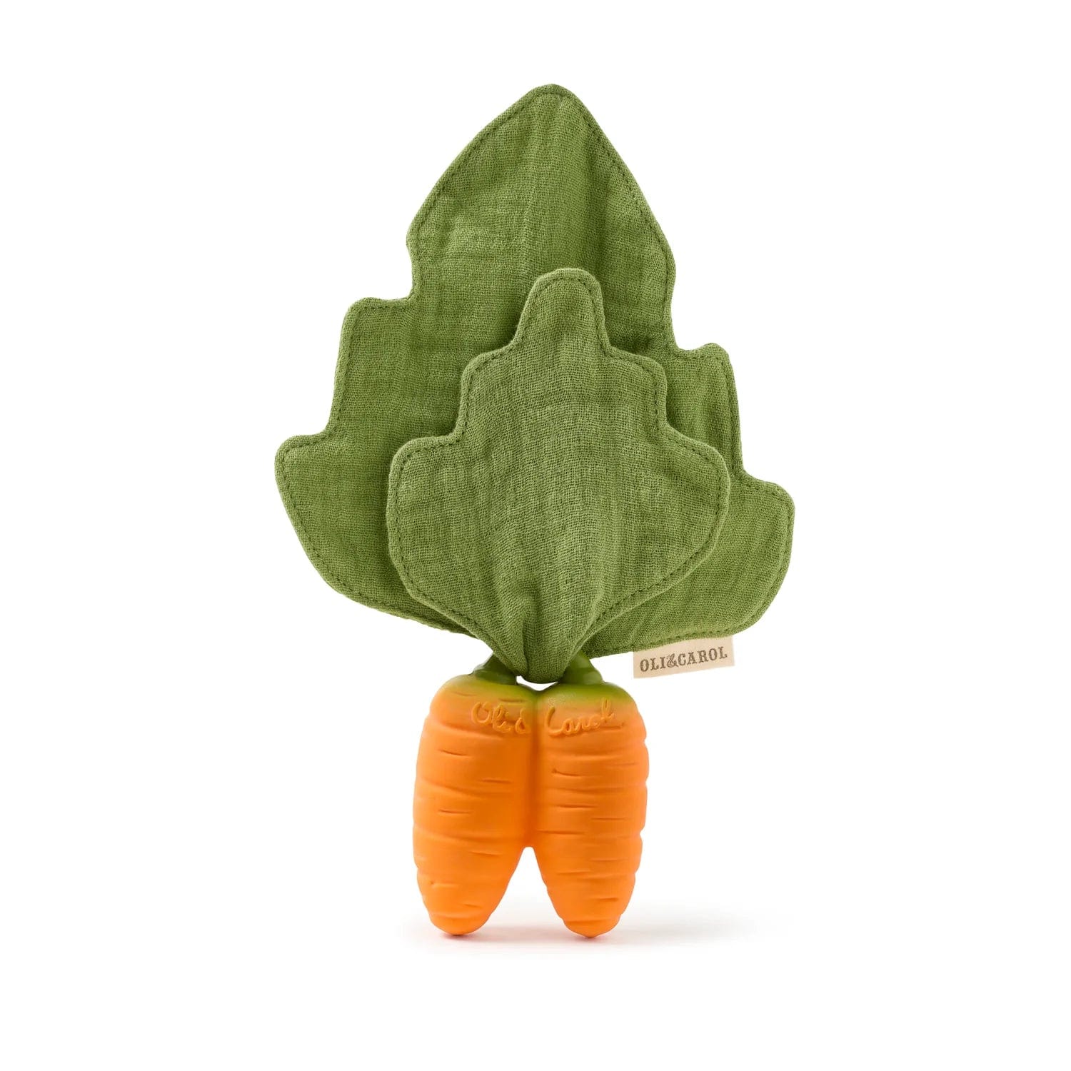 Cathy the Carrot Mini DouDou Teether Oli & Carol Lil Tulips