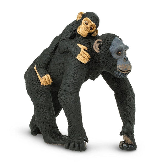 Chimpanzee with Baby Toy Safari Ltd Lil Tulips