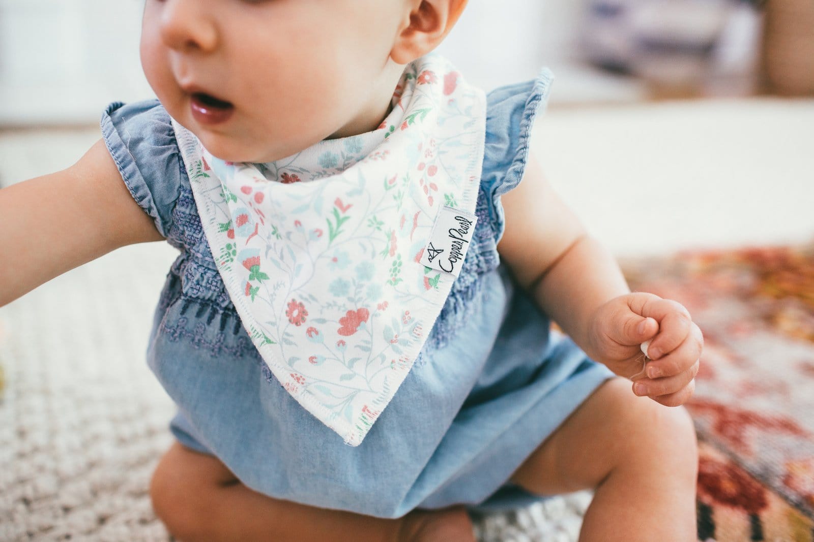 Claire Bandana Bibs Copper Pearl Lil Tulips