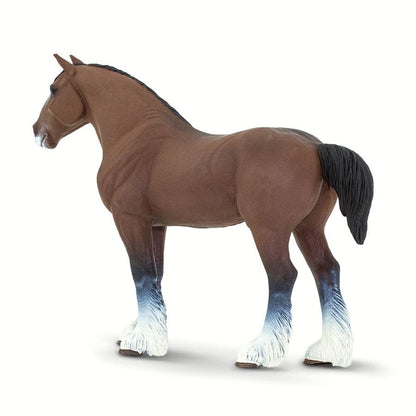 Clydesdale Stallion Toy Safari Ltd Lil Tulips