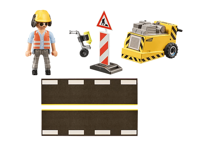 Construction Worker Gift Set 71185 Playmobil Toys Lil Tulips