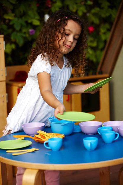 Cookware and Dining Set Green Toys Lil Tulips