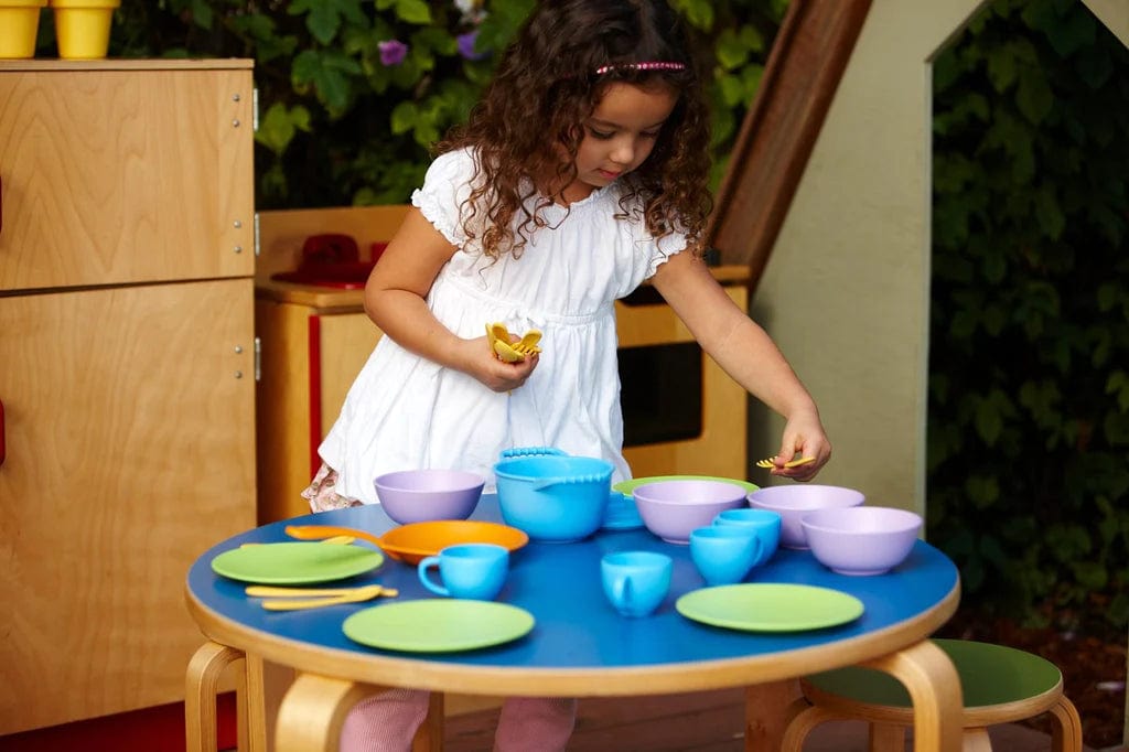 Cookware and Dining Set Green Toys Lil Tulips