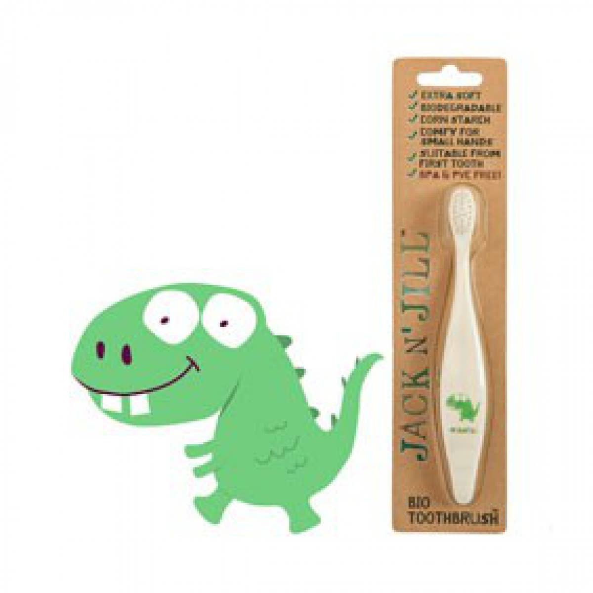 Dino Jack N Jill Bio Toothbrush Jack n' Jill Lil Tulips