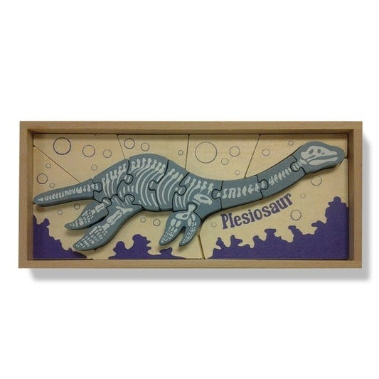 Dinosaur Skeleton Puzzle - Plesiosaur BeginAgain Toys Lil Tulips