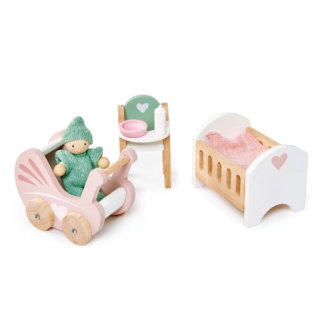 Dolls House Nursery Set Tender Leaf Lil Tulips