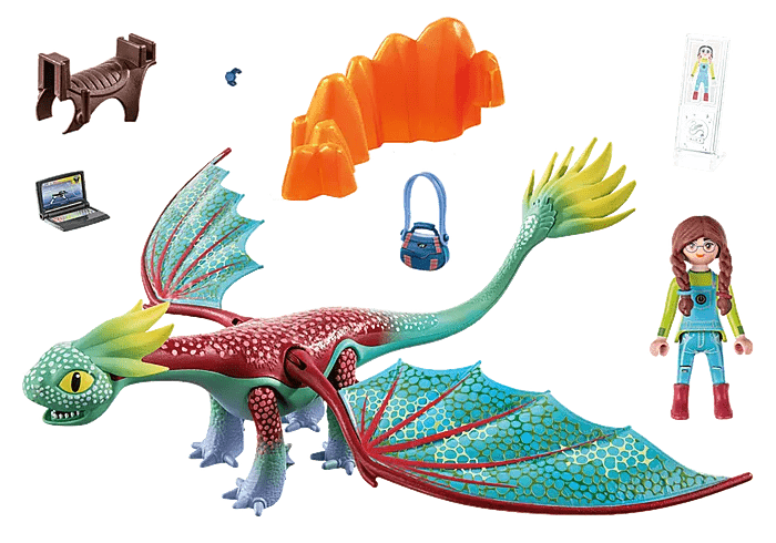 Dragons Nine Realms: Feathers & Alex 71083 Playmobil Toys Lil Tulips