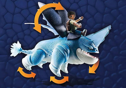 Dragons Nine Realms: Plowhorn & D'Angelo 71082 Playmobil Toys Lil Tulips