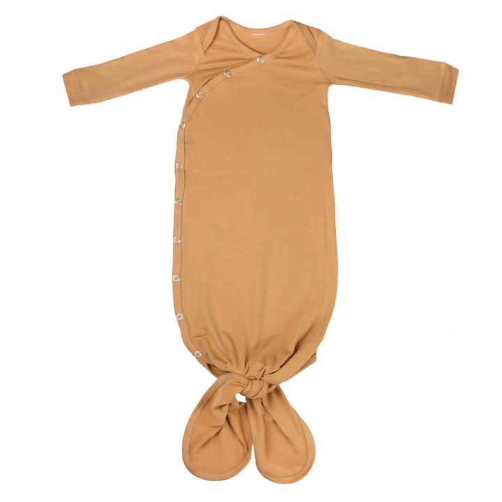 Dune Newborn Knotted Gown Copper Pearl Lil Tulips