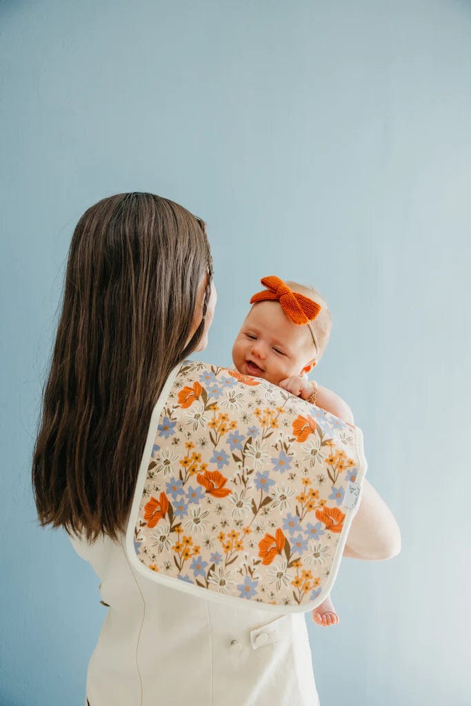 Eden Burp Cloth Set Copper Pearl Lil Tulips