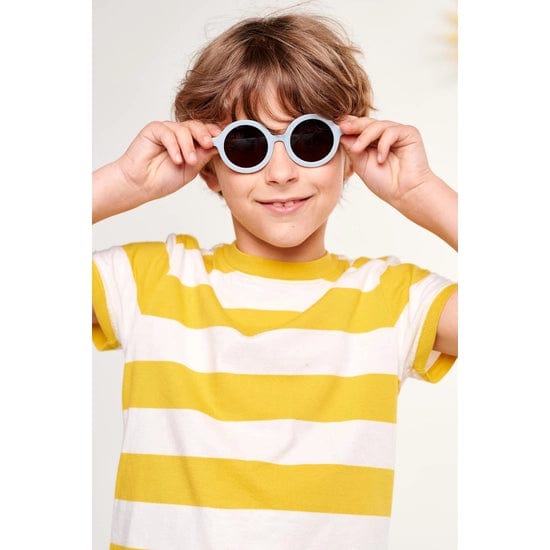 Euro Round Into the Mist Kids Sunglasses with Amber Lens Babiators Lil Tulips