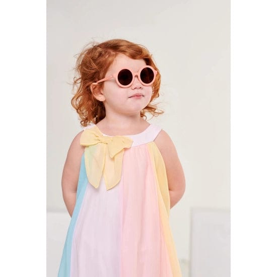 Euro Round Peachy Keen Sunglasses with Amber Lens Babiators Lil Tulips