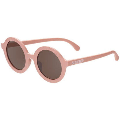 Euro Round Peachy Keen Sunglasses with Amber Lens Babiators Lil Tulips