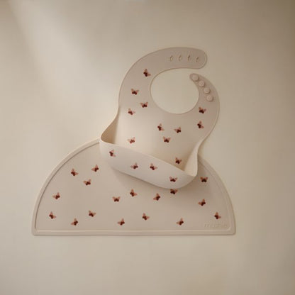 Silicone Baby Bib (Butterflies)