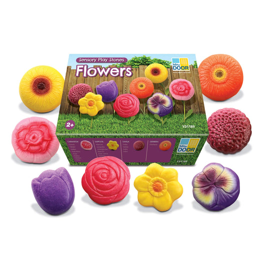 Flowers Sensory Play Stones Yellow Door US LLC Lil Tulips