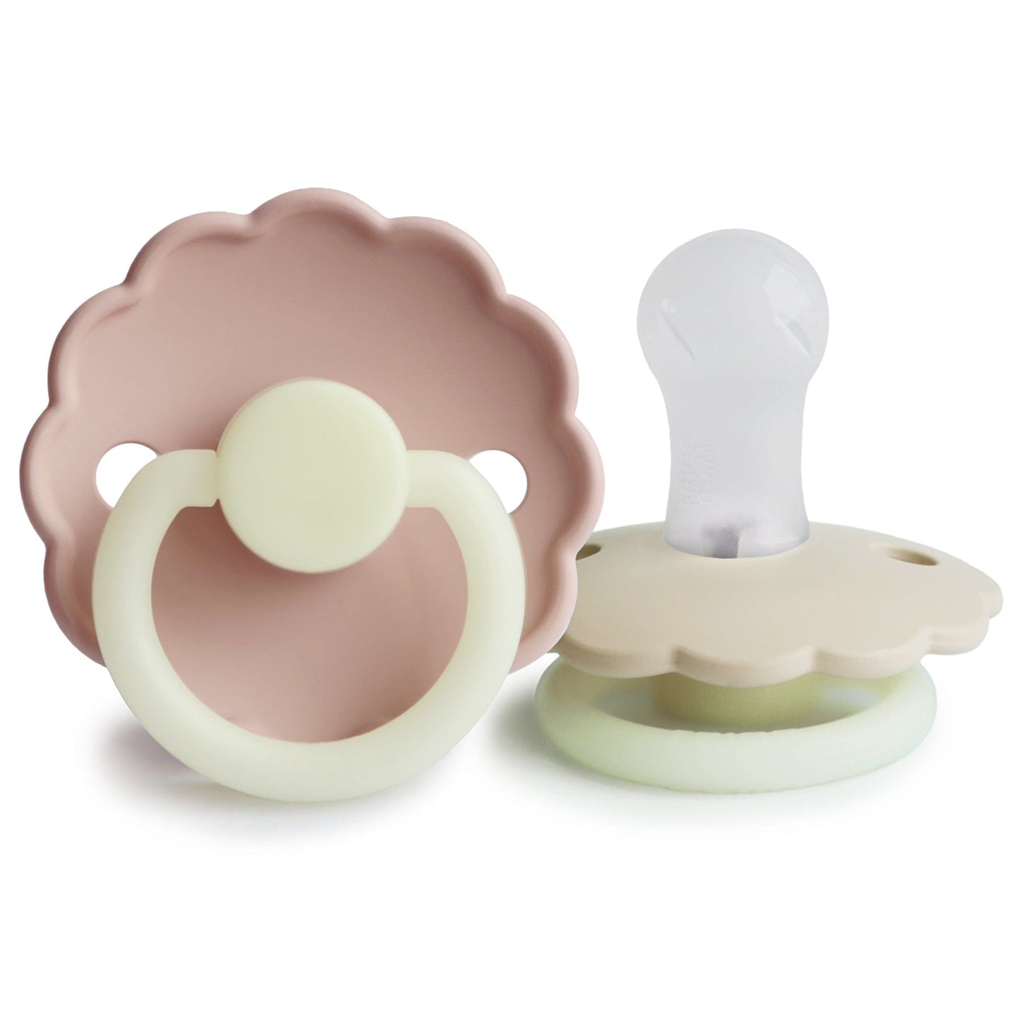 FRIGG Daisy Night Silicone Baby Pacifier (Blush / Cream) Frigg Final Sale Lil Tulips