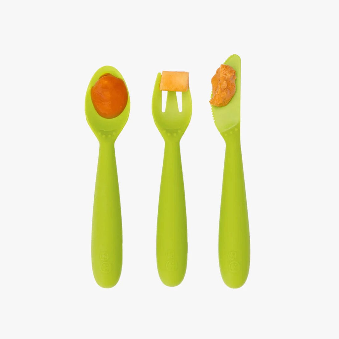 Happy Utensils - Lime Ezpz Lil Tulips