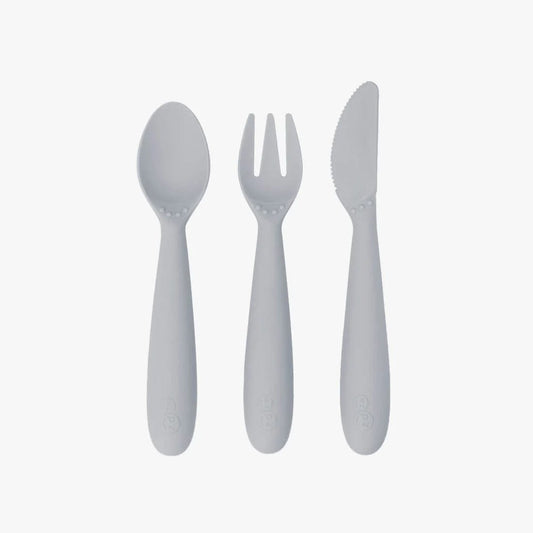 Happy Utensils - Pewter Ezpz Lil Tulips