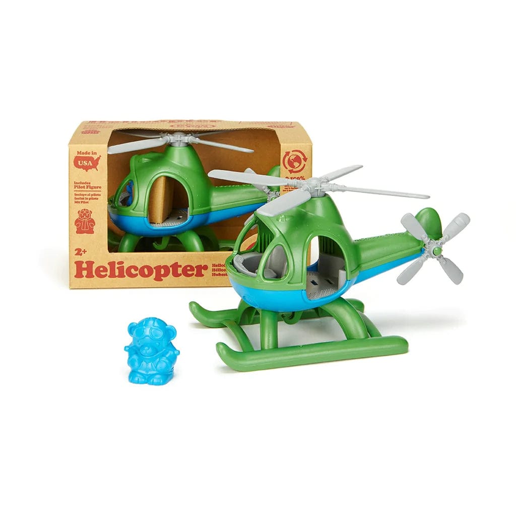 Helicopter Green Toys Lil Tulips