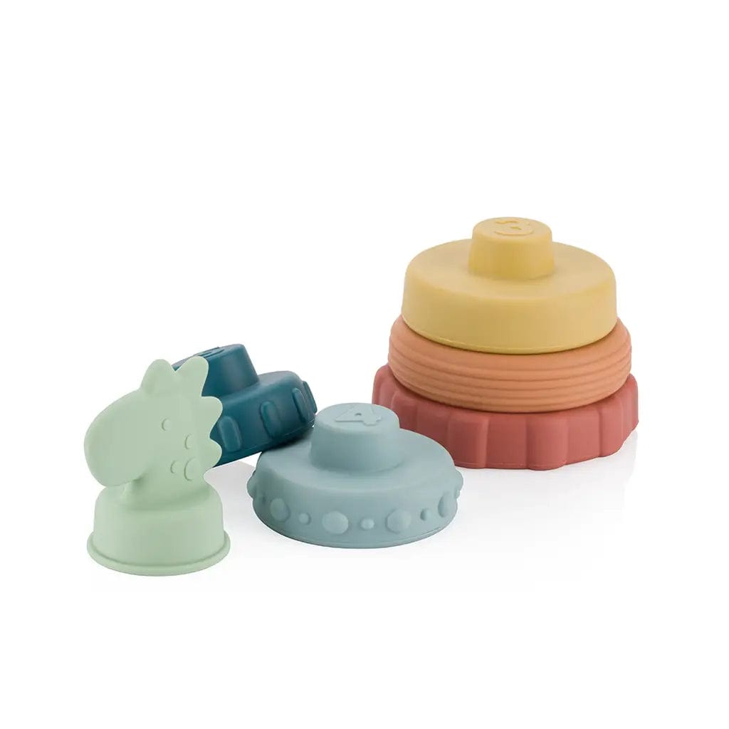 Itzy Stacker™ Dino Itzy Ritzy Pacifiers & Teethers Lil Tulips