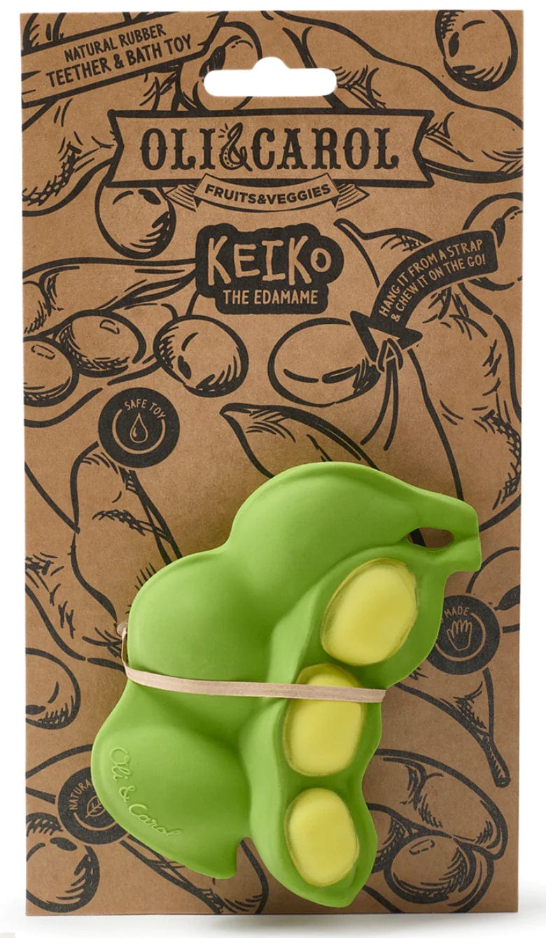 Keiko the Edamame Teether Oli & Carol Lil Tulips