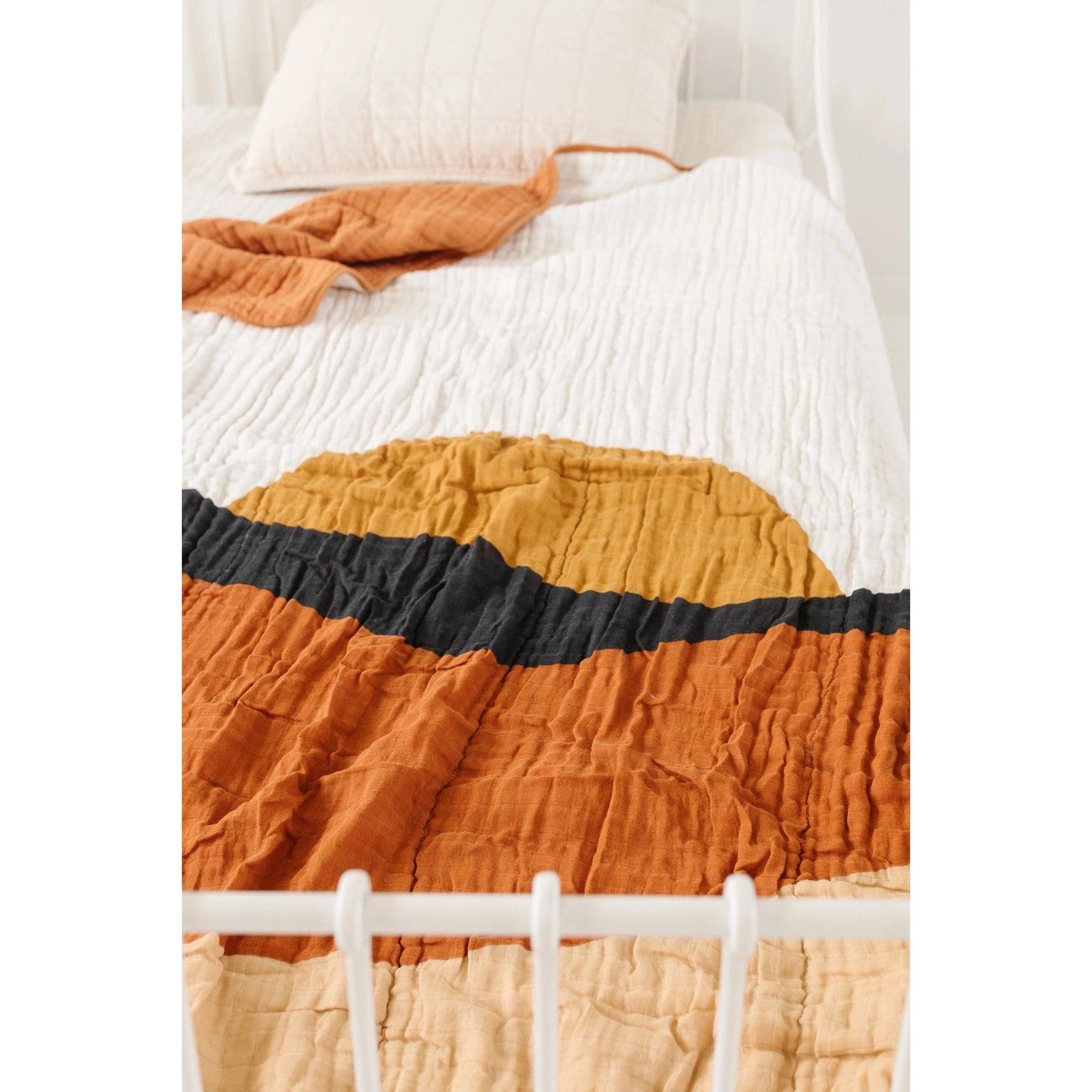 Large Sunset Throw Blanket Clementine Kids Lil Tulips