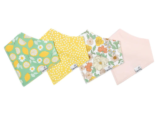 Lemon Bandana Bibs Copper Pearl Lil Tulips