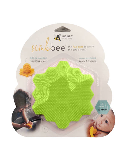 Lime ScrubBEE Silicone Body Scrubber Big Bee Little Bee Lil Tulips