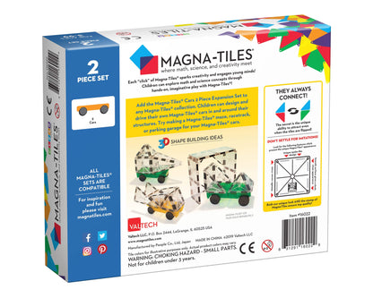 Magna-Tiles® Cars 2 Piece Expansion Set Magna-Tiles Lil Tulips