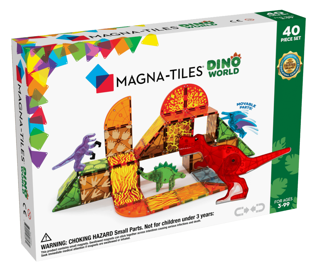 Magna-Tiles® Dino World 40-Piece Set Magna-Tiles Lil Tulips