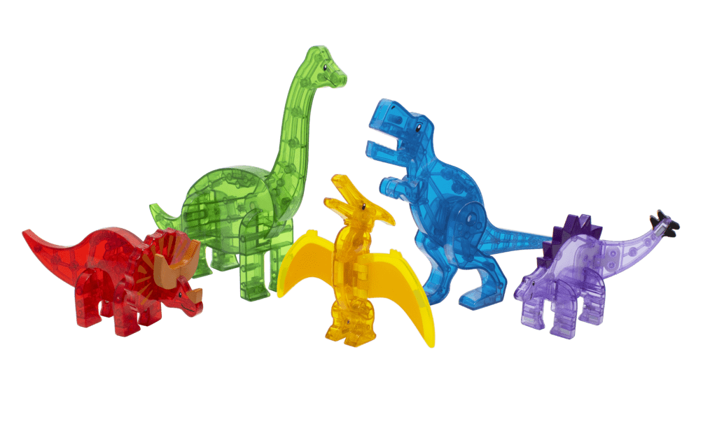 Magna-Tiles® Dinos 5-Piece Set Magna-Tiles Lil Tulips