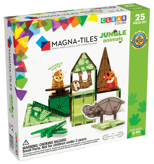 Magna-Tiles® Jungle Animals 25-Piece Set Magna-Tiles Lil Tulips