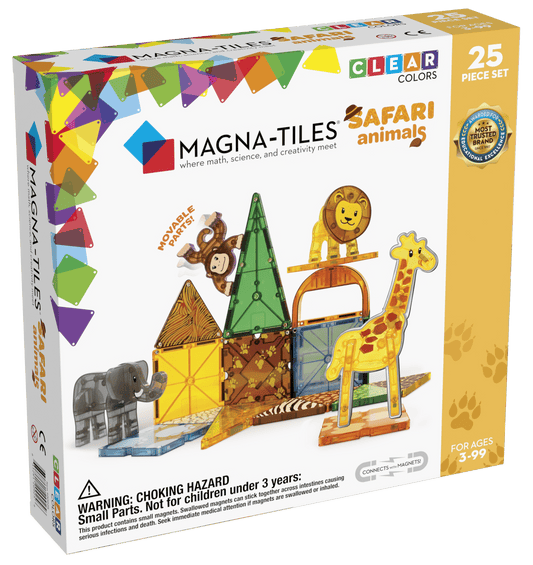 Magna-Tiles® Safari Animals 25-Piece Set Magna-Tiles Lil Tulips