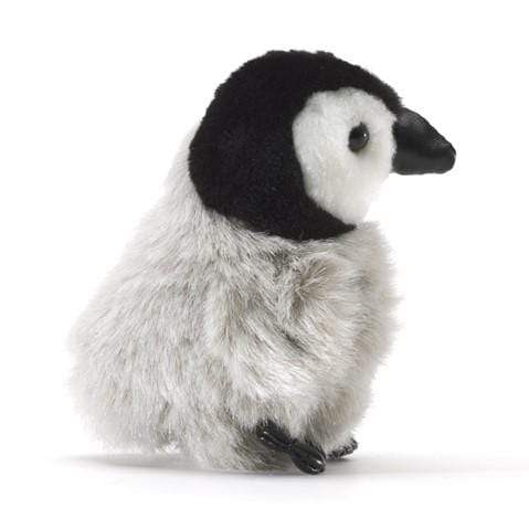 Mini Baby Emperor Penguin Finger Puppet Folkmanis Puppets Folkmanis Puppets Lil Tulips