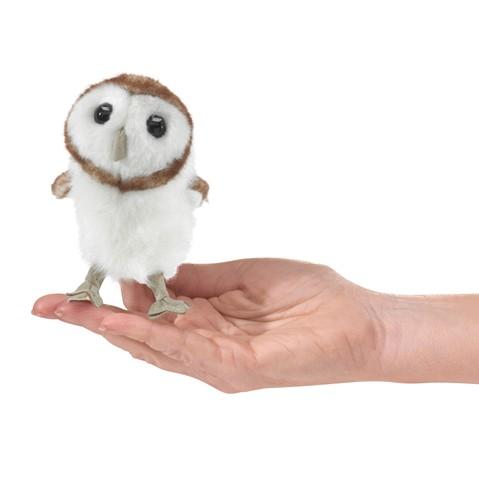 Mini Barn Owl Finger Puppet Folkmanis Puppets Folkmanis Puppets Lil Tulips